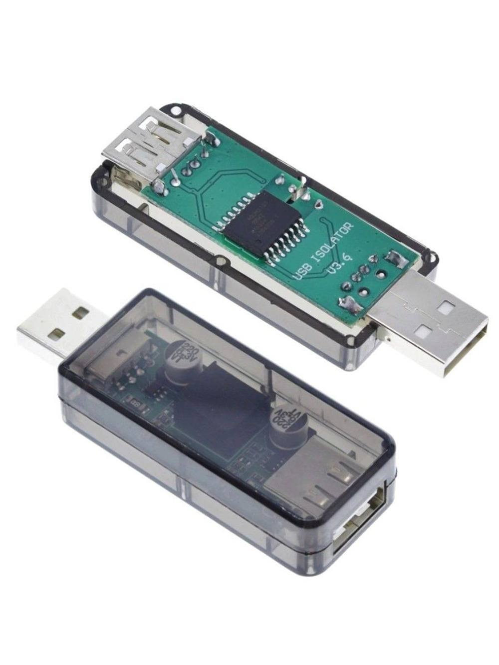 USB-USB изолятор ADUM3160 в корпусе / модуль гальванической развязки для USB (Н)