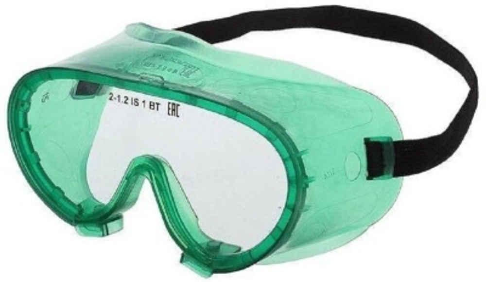 Очки защитные ИСТОК закрытые герметичные без вентиляции