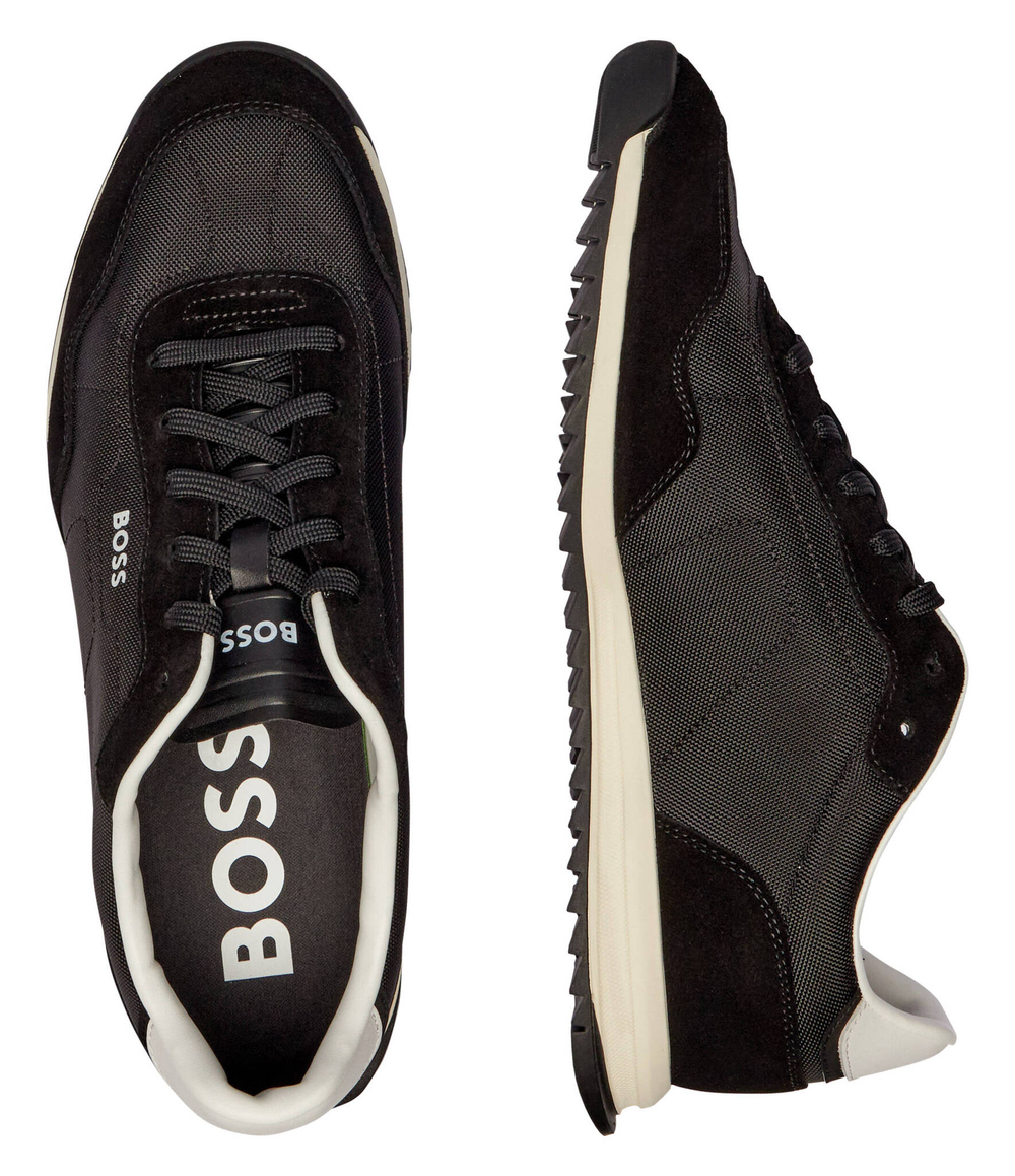 Кожаные кроссовки BOSS BLACK - черный(50517276)