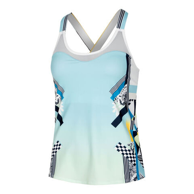 Женская теннисная майка Lucky in Love Urbana With Bra Tank Top Women - Multicoloured