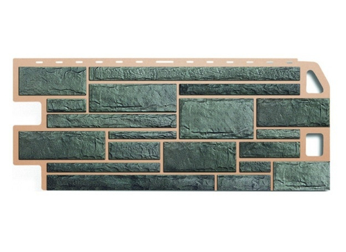 Фасадные панели Камень Альта профиль Серый (сайдинг)