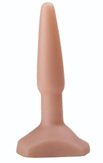Классический анальный плаг телесного цвета - 11,5 см. (Цвет: телесный)