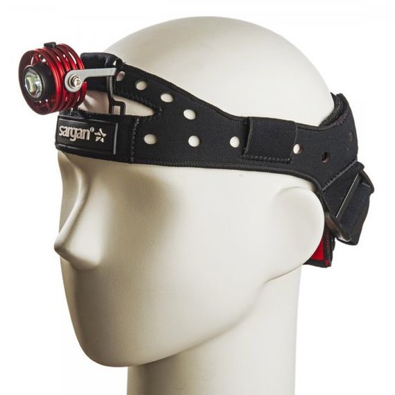 Фонарь налобный Sargan Бластер 700 lm с блоком на 3 аккумулятора