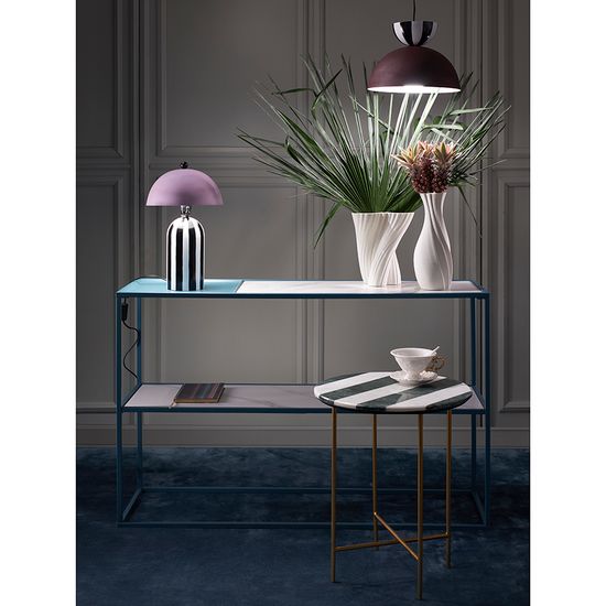 Столик приставной haywi, D45 см, серо-белый