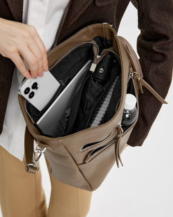 Сумка 564 03 тауп темный