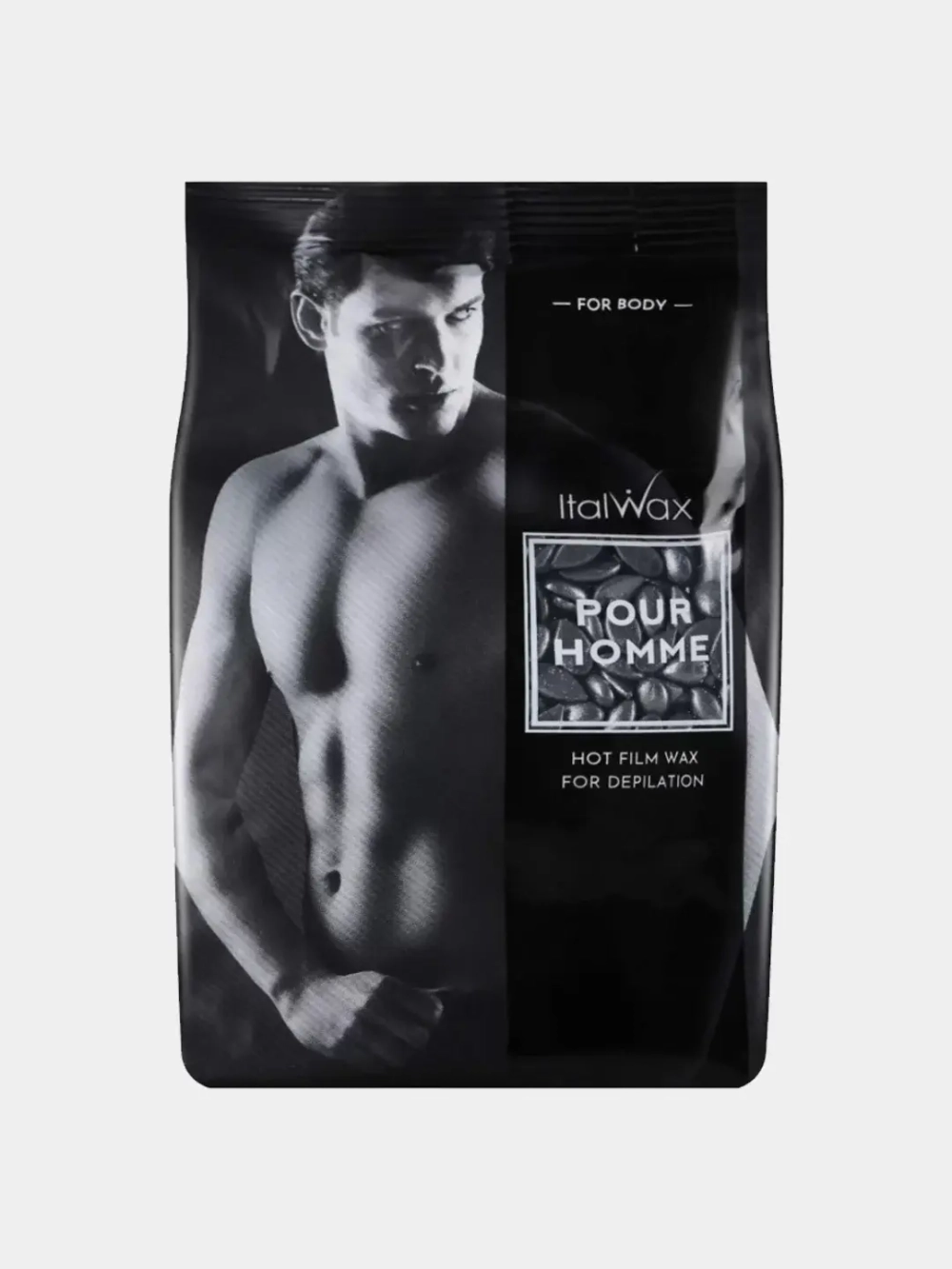 Горячий мужской пленочный воск для депиляции в гранулах «Pour Homme», Italwax, 500 гр