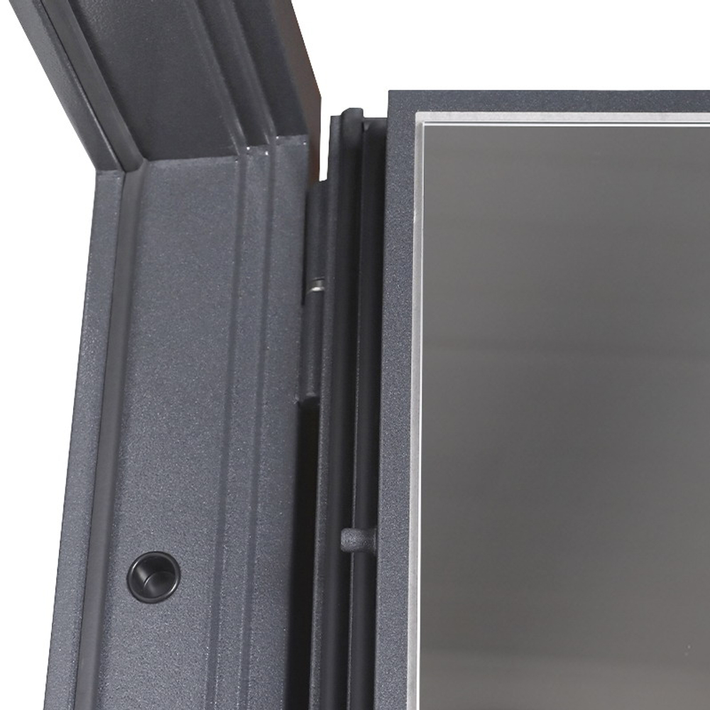 Стальная дверь  "Беркут" с зеркалом