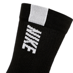 Nike Multiplier Crew Sports Socks 2 Pack - Black, White
