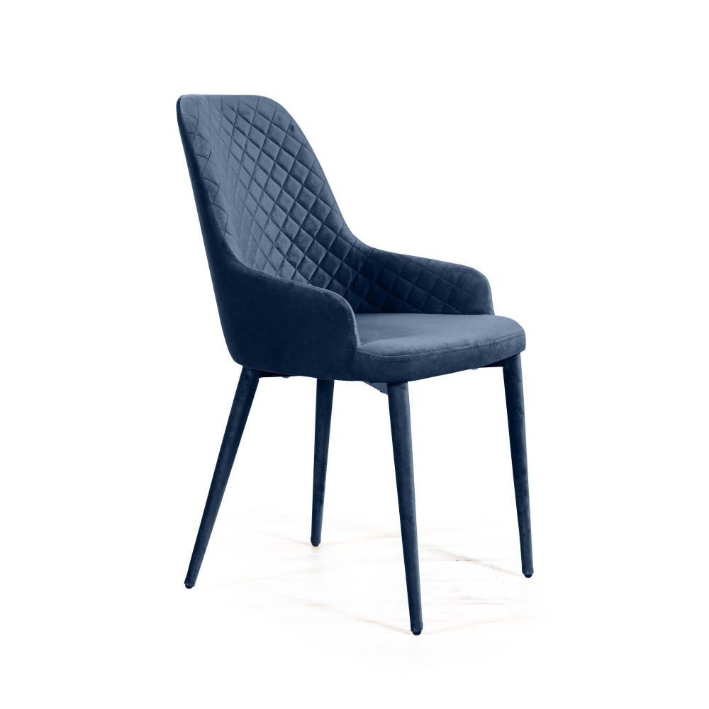 Стул Douglas ромб, бархат синий 29