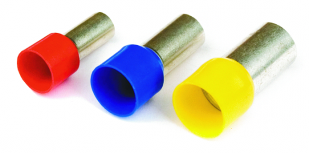 Наконечник-гильза 6 мм с изолир.фланцем 1,50 кв.мм красный (НШВИ)
