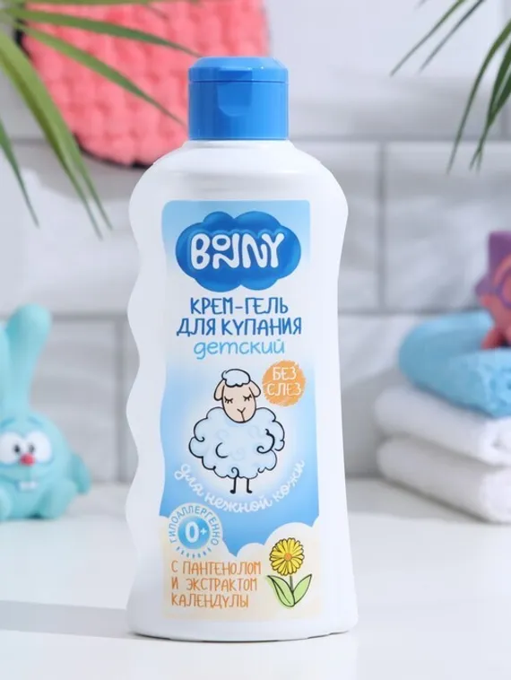 Крем-гель для купания BONNY, с экстрактом календулы, 250 мл