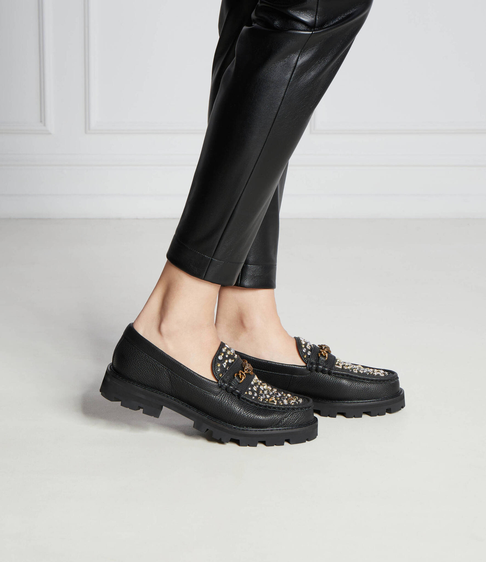 Кожаные мокасины Kurt Geiger - черный(9422105109)