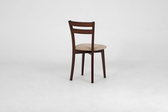 Стул Ральф (бук/т. 402 орех/ткань A PRIMA beige)