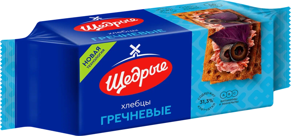 Хлебцы Щедрые гречневые 100г