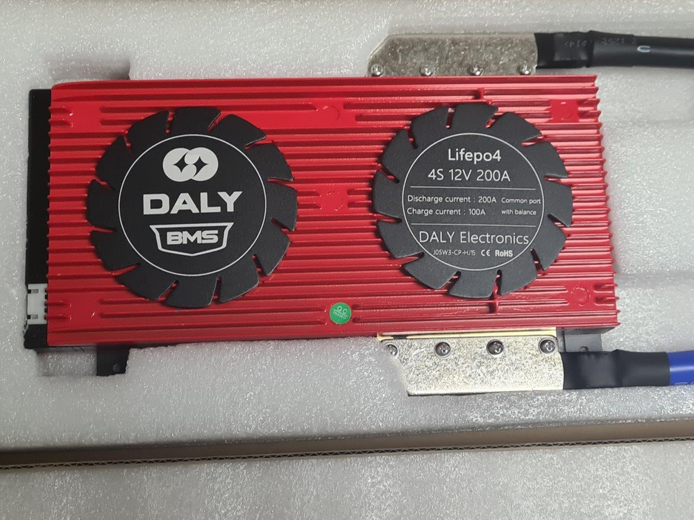 Плата контроля BMS LiFePO4 4S 12V 200A