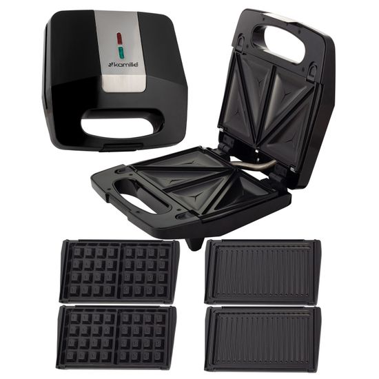 Электроприбор для выпечки и гриля Мультипекарь 3 в 1 Kamille KM 6724