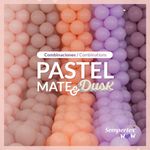 Шар (12''/30 см) Дыня (663), макарунс, 12 шт.