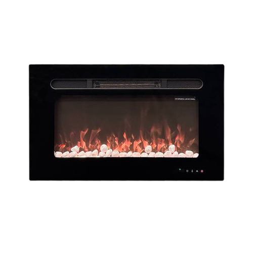 Электрический очаг Real Flame Alpha Pebble (с камнями, обогрев, пульт ду)