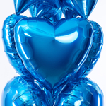 Сердце 18" Синий / Blue Fm