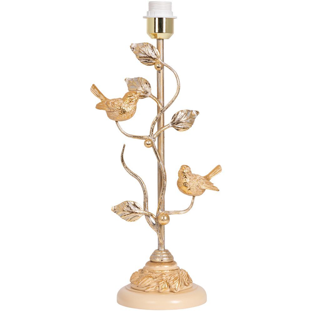 Настольная лампа Терра Spring Айвори с абажуром Тюссо Vatican (Ватикан) Крем