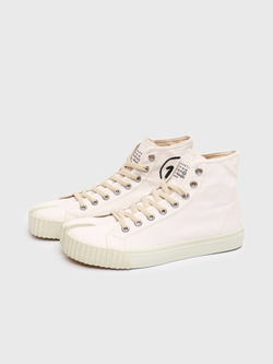 Кеды Maison Margiela Tabi Canvas High Top White