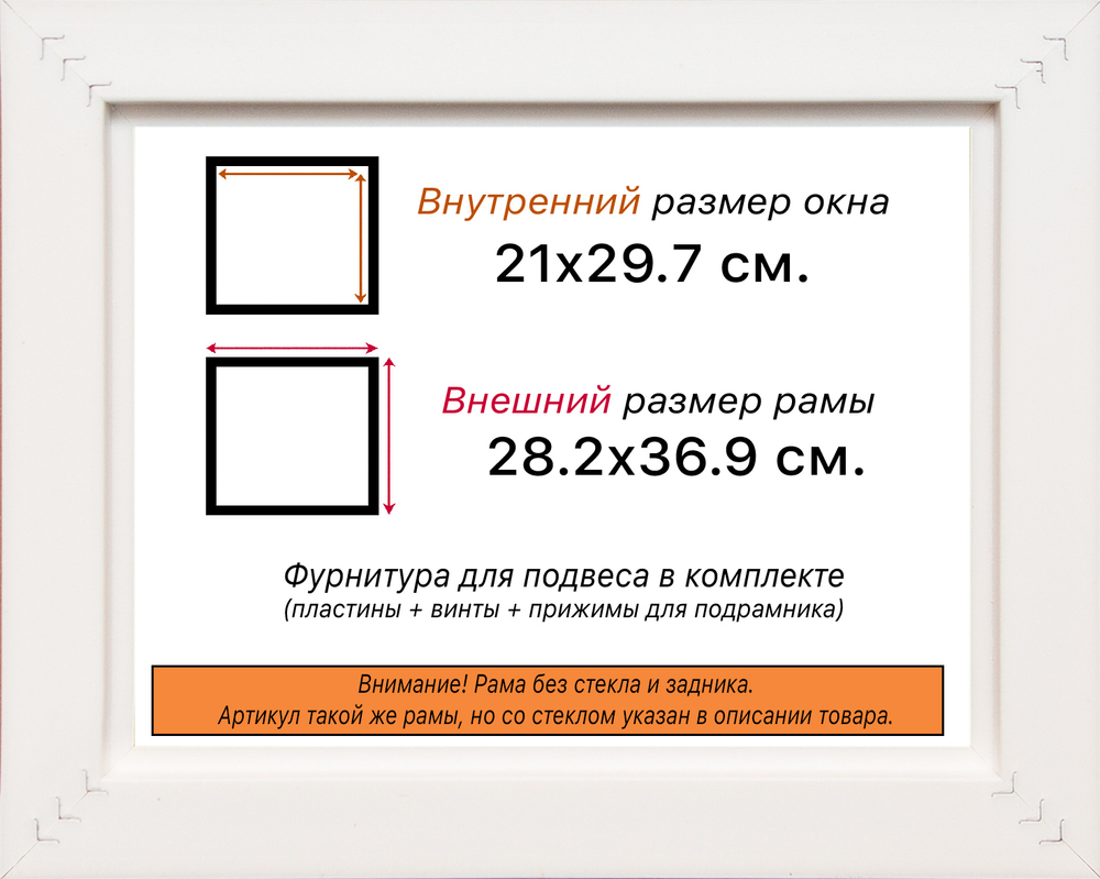 Рама 21x29,7 для картин и фотографий RP0181742-07