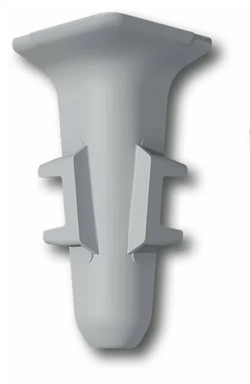 Угол внутренний для плинтуса 85мм "Деконика", 210 Дуб пепельный