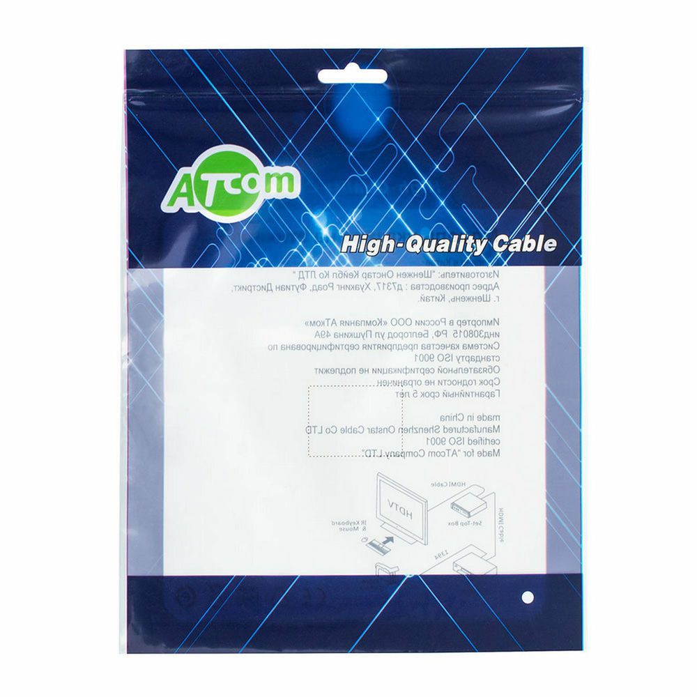 Кабель Optika (toslink M- toslink M) -3.0 м. ATCOM AT0704