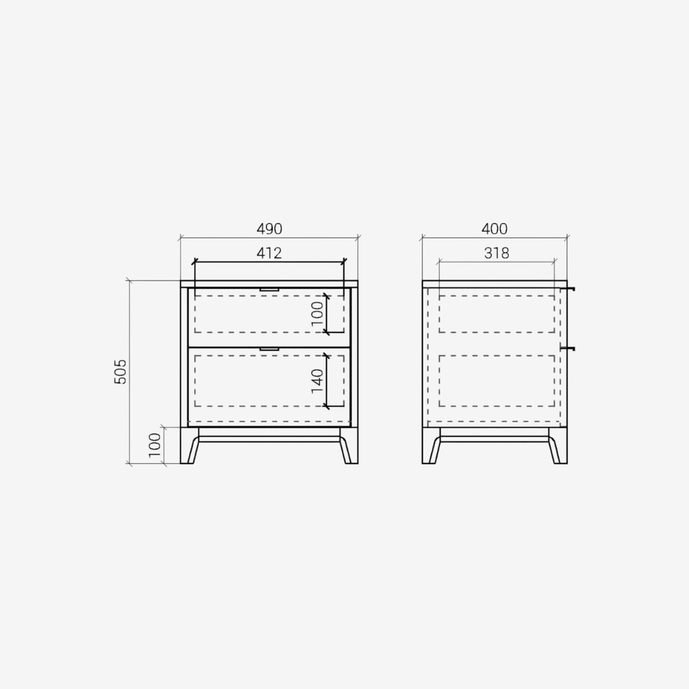 Прикроватная тумба Case CS009