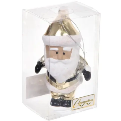 Елочная игрушка «Очаровательный дедушка» 7*6*12 см, Шампань