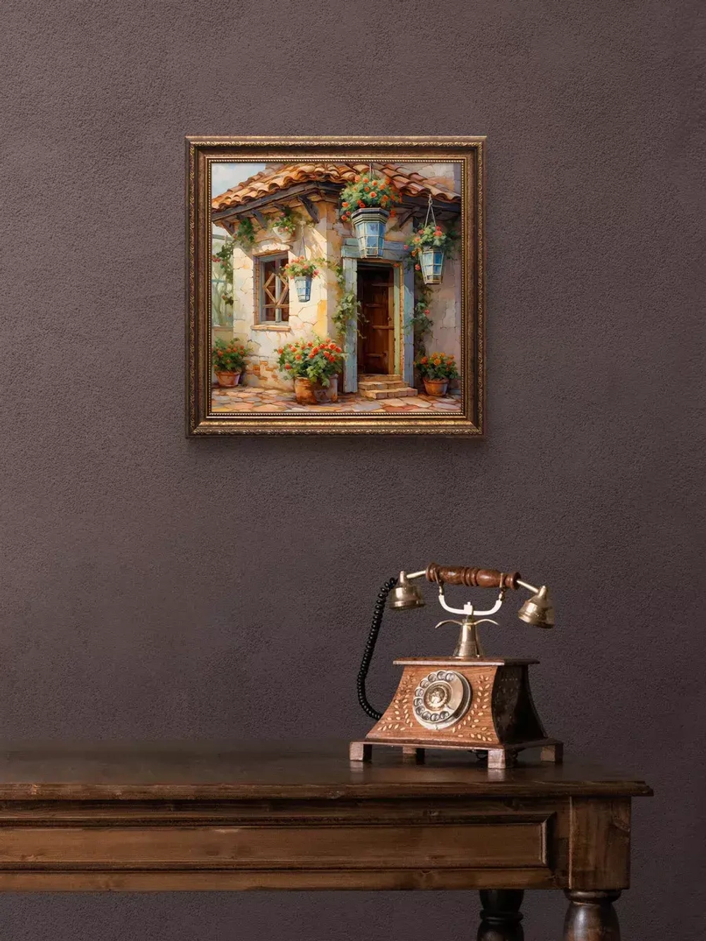 Картина на стену интерьерная на холсте 35.5*35.5 см