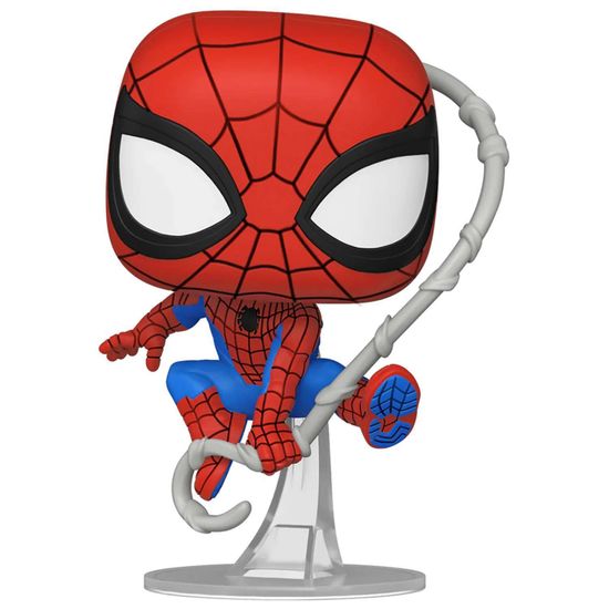 Фигурка Funko POP! Bobble Marvel FNSM Friendly Neighborhood Spider-Man (1526) 75870 / Фигурка Фанко ПОП! по мотивам вселенной "Марвел", Человек-паук