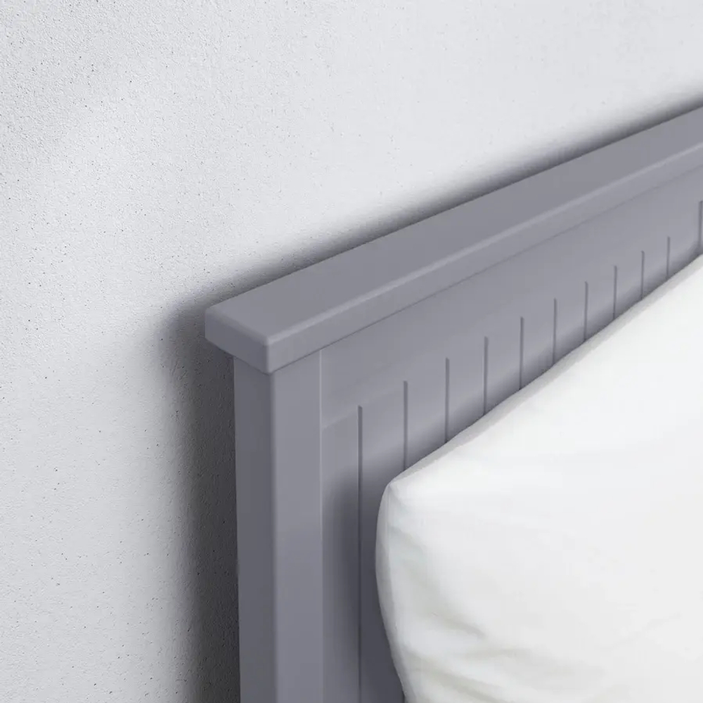 Кушетка с 3 ящиками - IKEA HEMNES/ХЕМНЭС ИКЕА, 83х209х89 см, серый