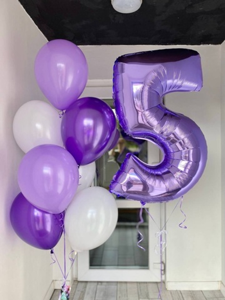 Воздушные шары для девочки на 5 лет №1309
