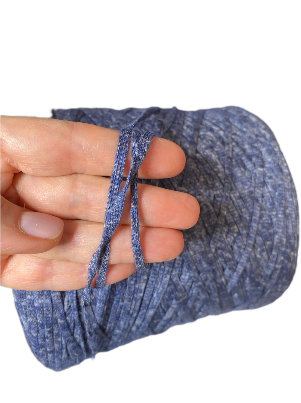 Пряжа для вязания на бобине 420 г (Италия)100% ленточный хлопок 100г-150м.