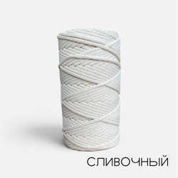 Шнур цветной хлопковый, 4мм, Новая палитра