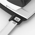 Дырокол металлический LEITZ "New NeXXT WOW", до 30 листов, синий металлик, блистер, 50082036