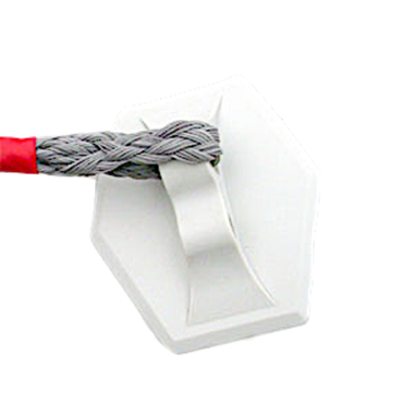 Крепление лееров безопасности PVC серое DJ801