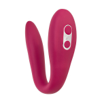 Бордовый многофункциональный вибратор 20см ToyFa L'eroina Caberna 561031