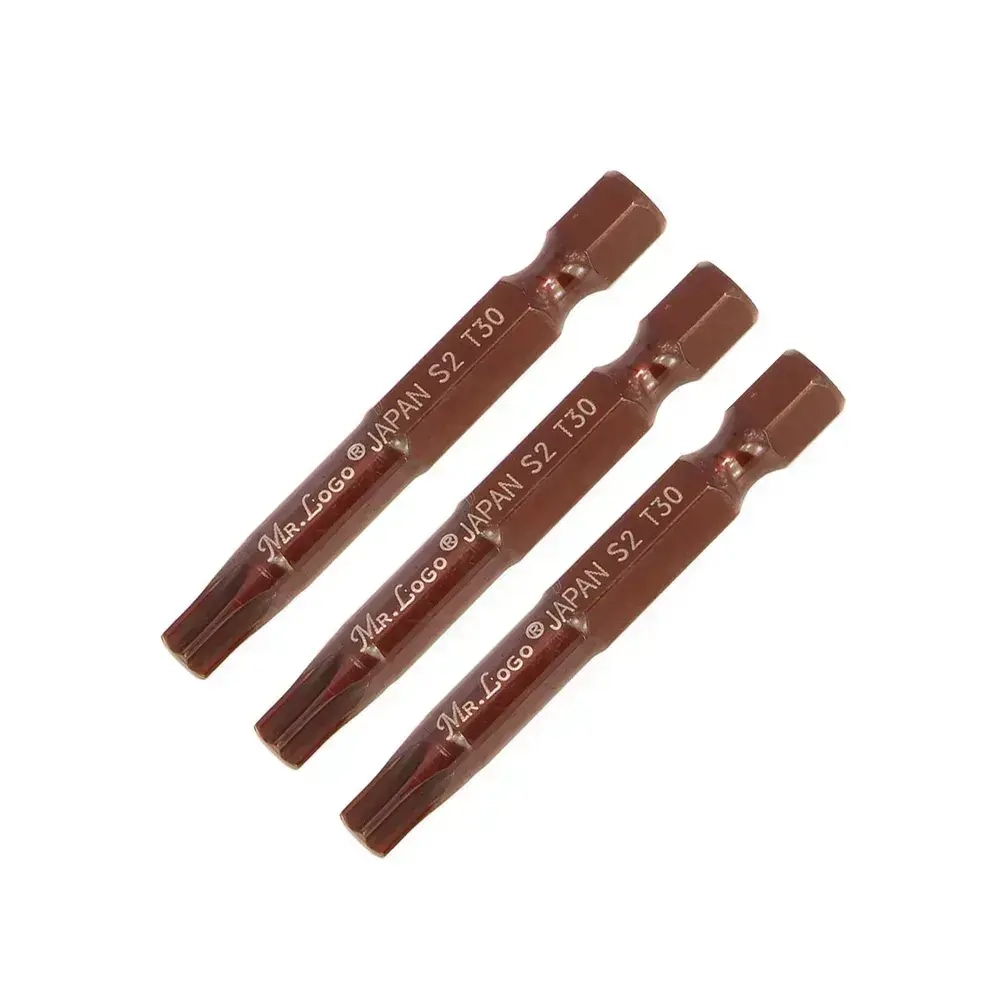 Бита T30 x 50мм S2 3шт. намагниченная Mr. Logo ML71500T30