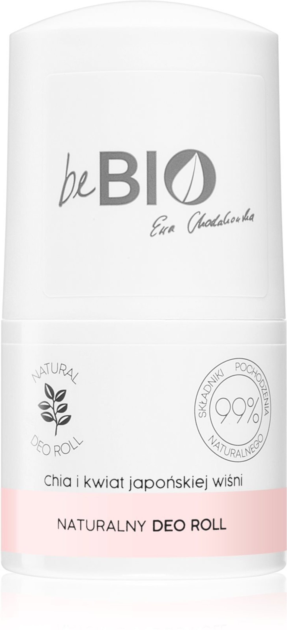 beBIO Chia Seeds & Japanese Cherry Blossom - шариковый дезодорант /   50  ml  / GTIN 5906874025925