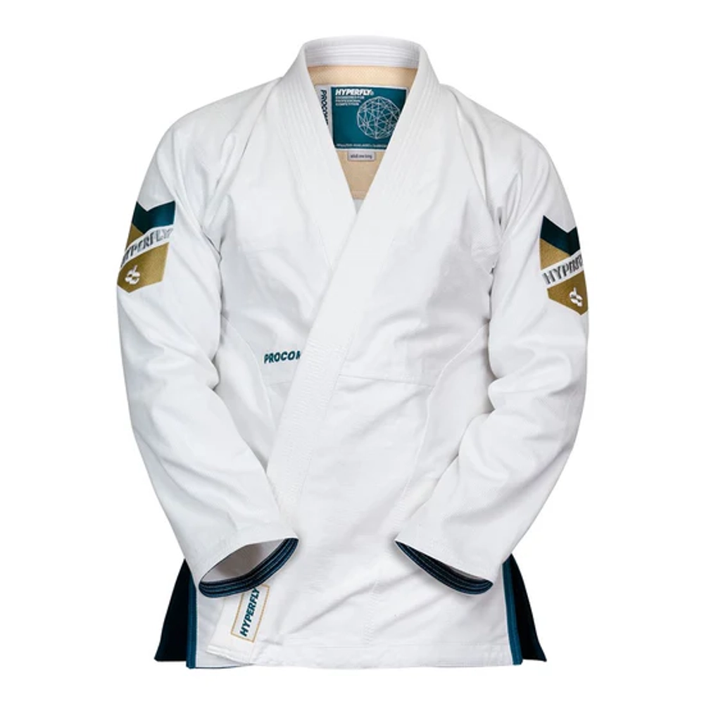 Кимоно Hyperfly ProComp Lyte Ocean Gold - White