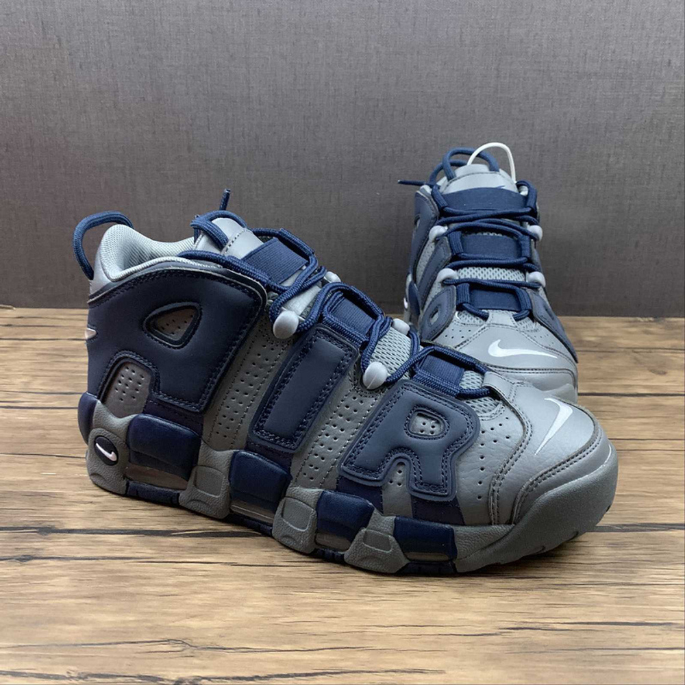 Nike Air More Uptempo Cool Grey Midnight Navy