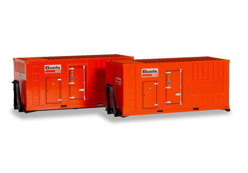 Два 20"ft.контенера, силовой агрегат "Boels"