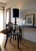 Кресло пластиковое Papatya Opera-K, черный, дымчатый