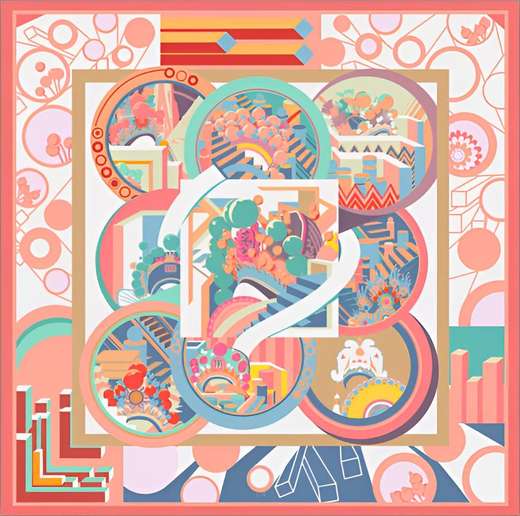 Платок 106x106 см AV-HA16201