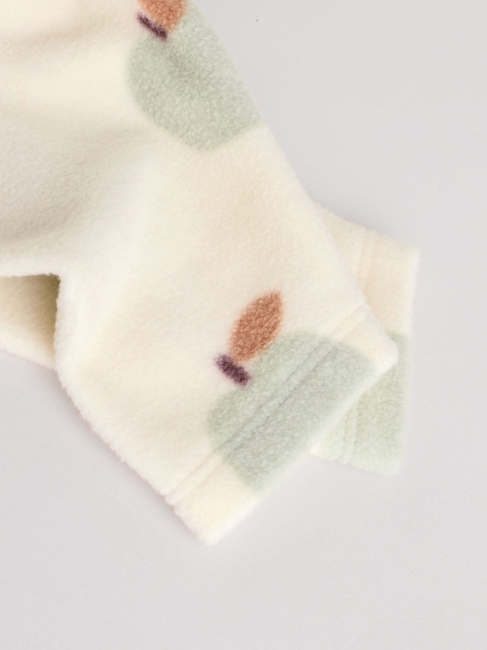 Комбинезон / Cлип для малышей флисовый Next AW3-283, 2 шт., Молочный, Светло-зеленый