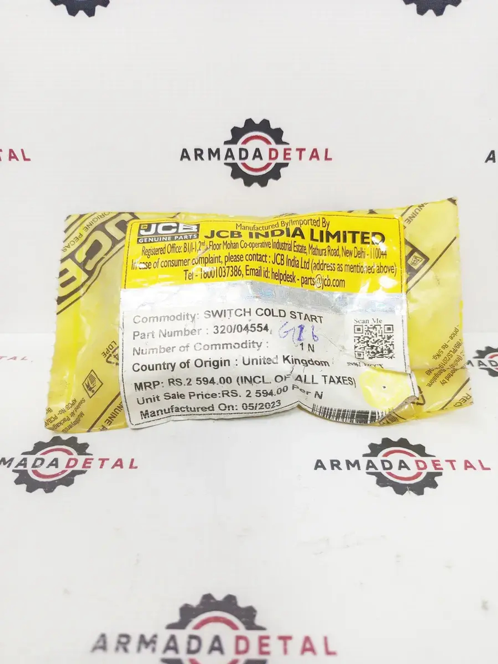 Датчик холодного пуска двигателя (Dieselmax) | 320/04554, 320/04544 | JCB