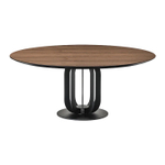 Стол круглый Ротор шпон