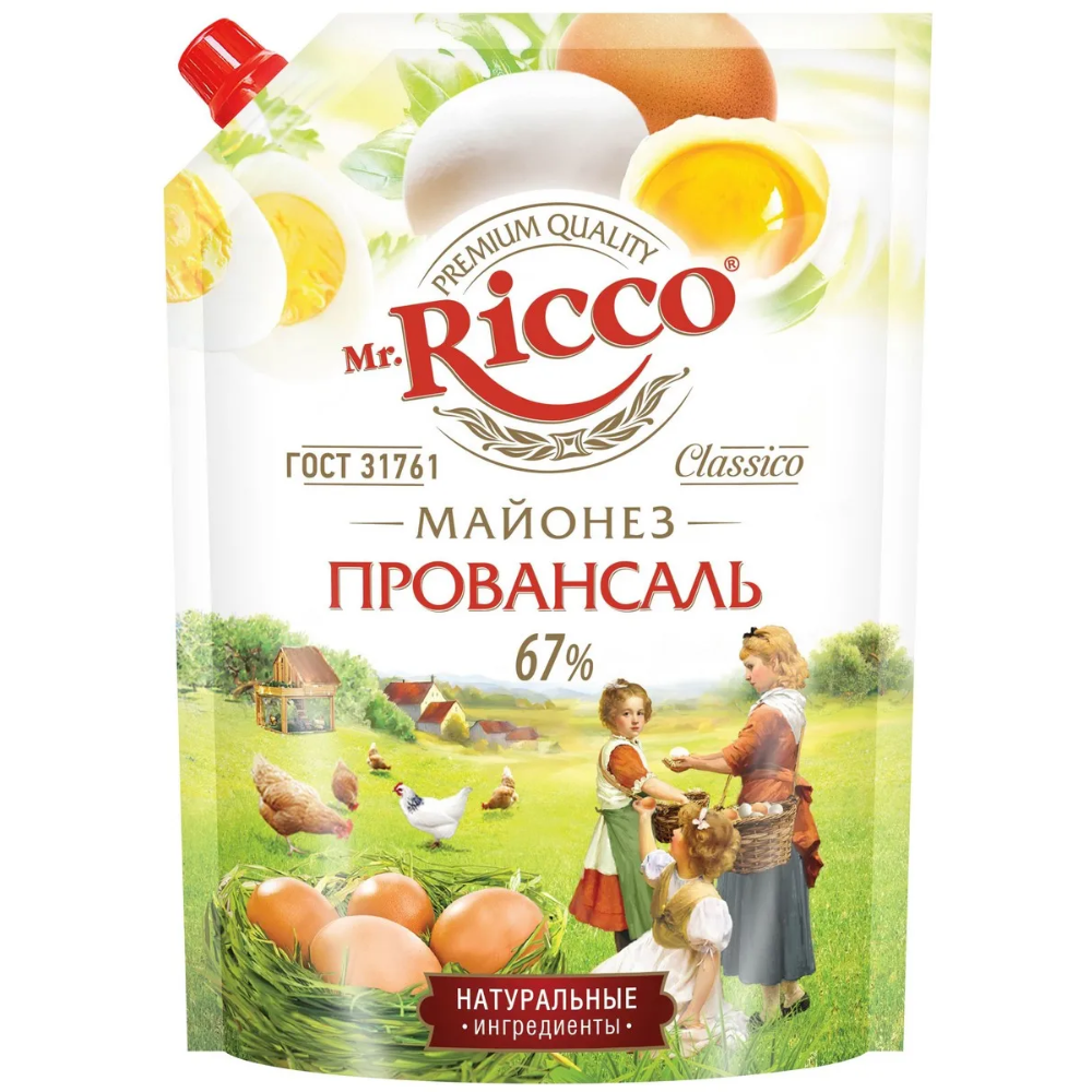 Майонез Mr.Ricco Провансаль 67% 800 мл
